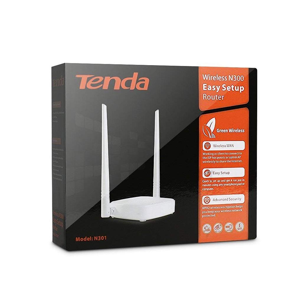 Router Tenda N301 1Wan 3 Lan Conexiones CBG